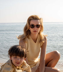 DÔEN BY GARRETT LEIGHT DOYENNE SUNGLASSES -- MINK
