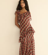 FERNANDA DRESS -- ROSEMERE PLAID