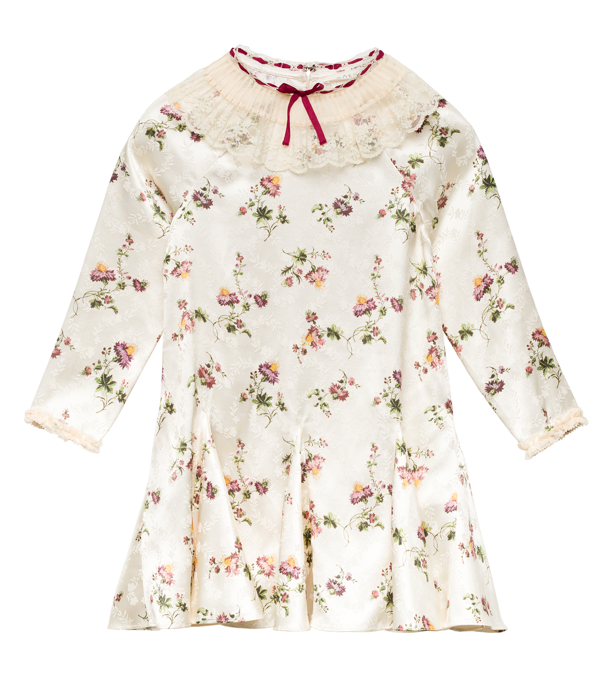 AYO DRESS -- CREME HILLSIDE THISTLES