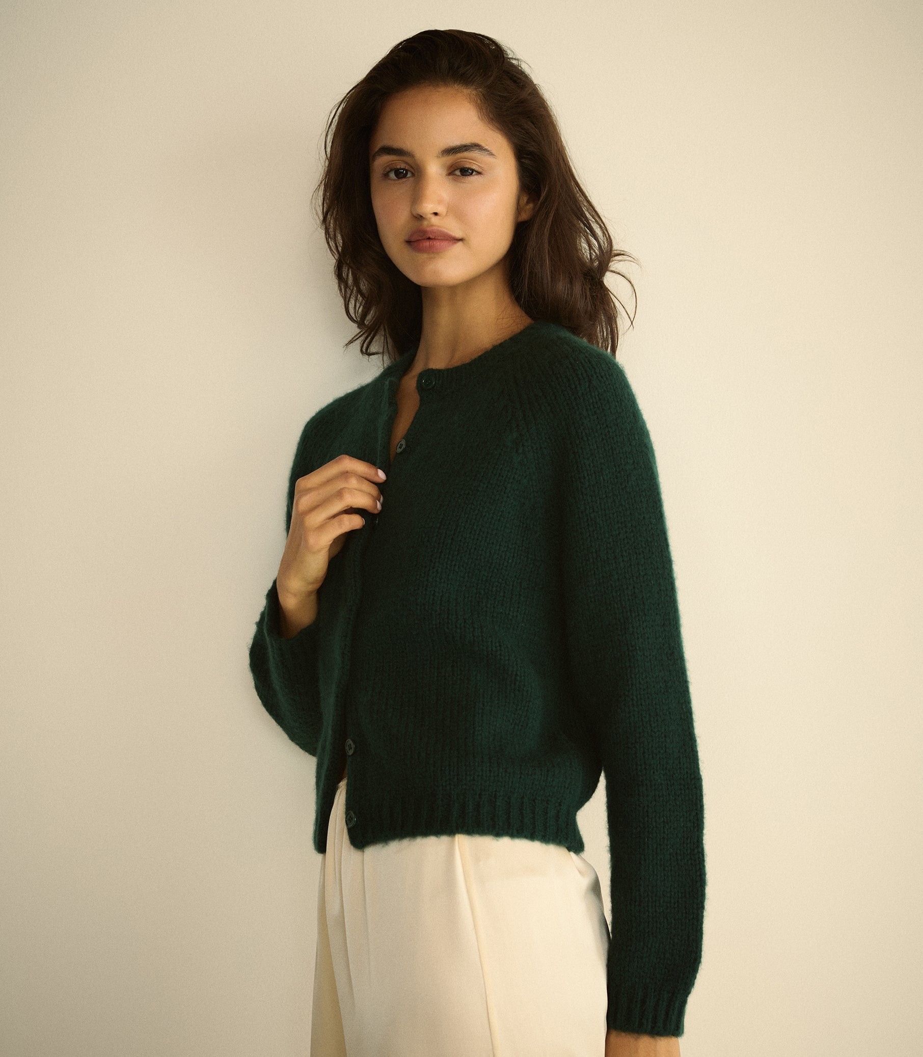 DARCY CARDIGAN -- SCARAB