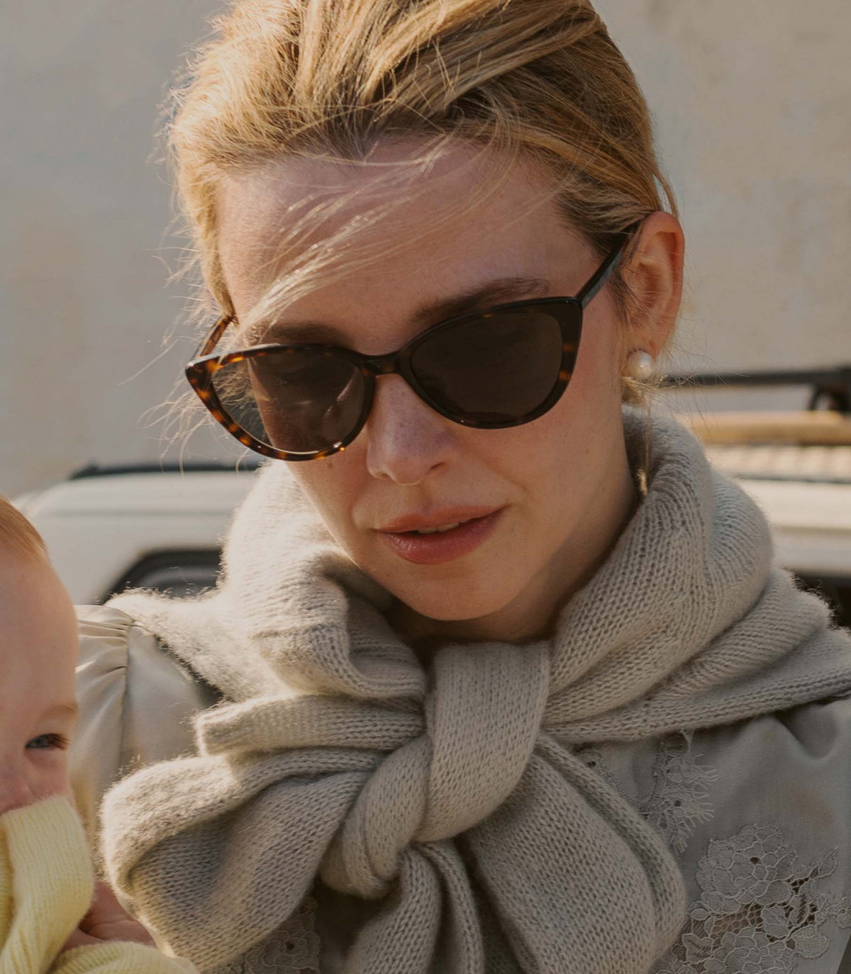 DÔEN BY GARRETT LEIGHT DOYENNE SUNGLASSES -- TORTOISE
