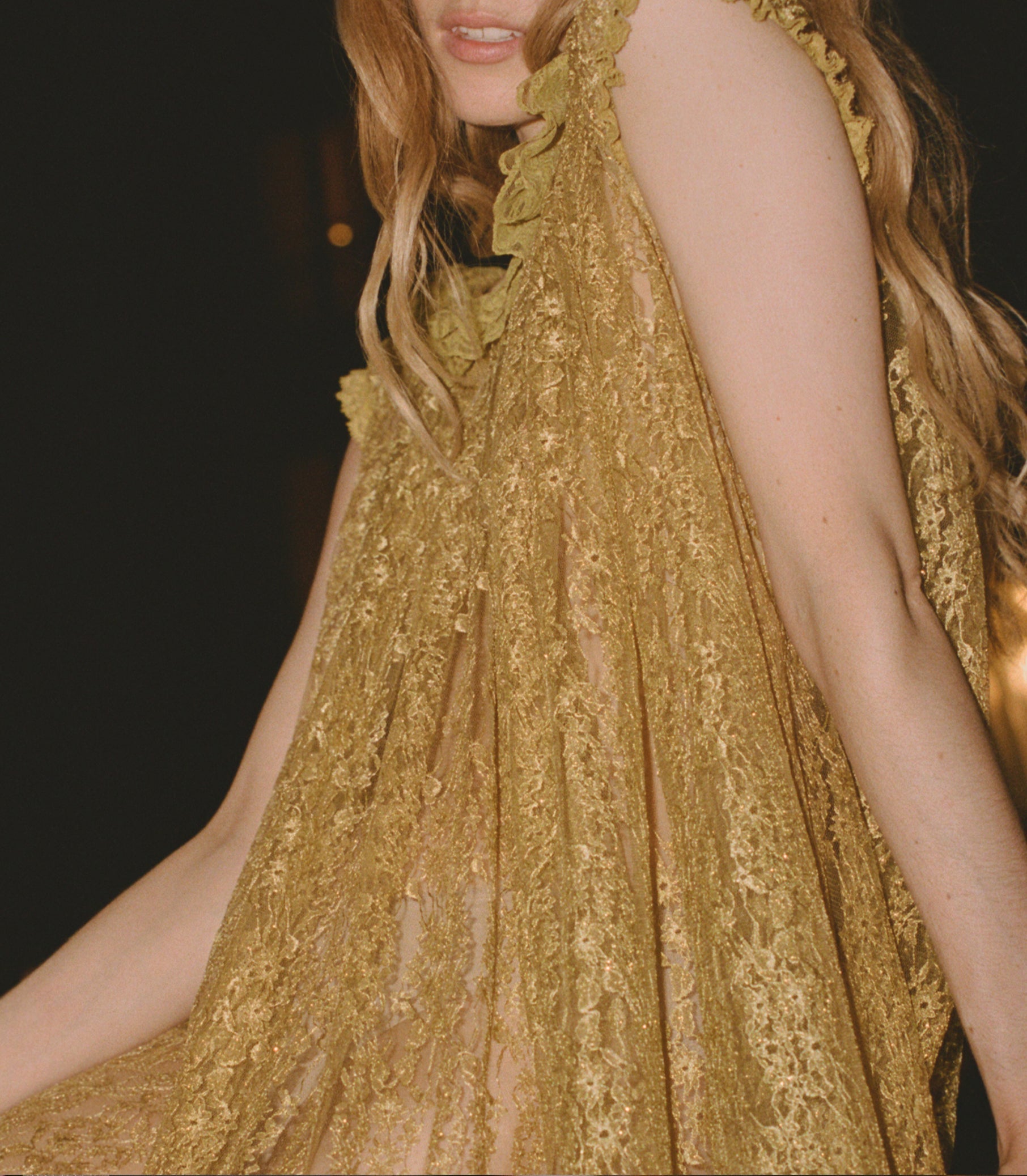 EDIE DRESS -- ANTIQUE GOLD