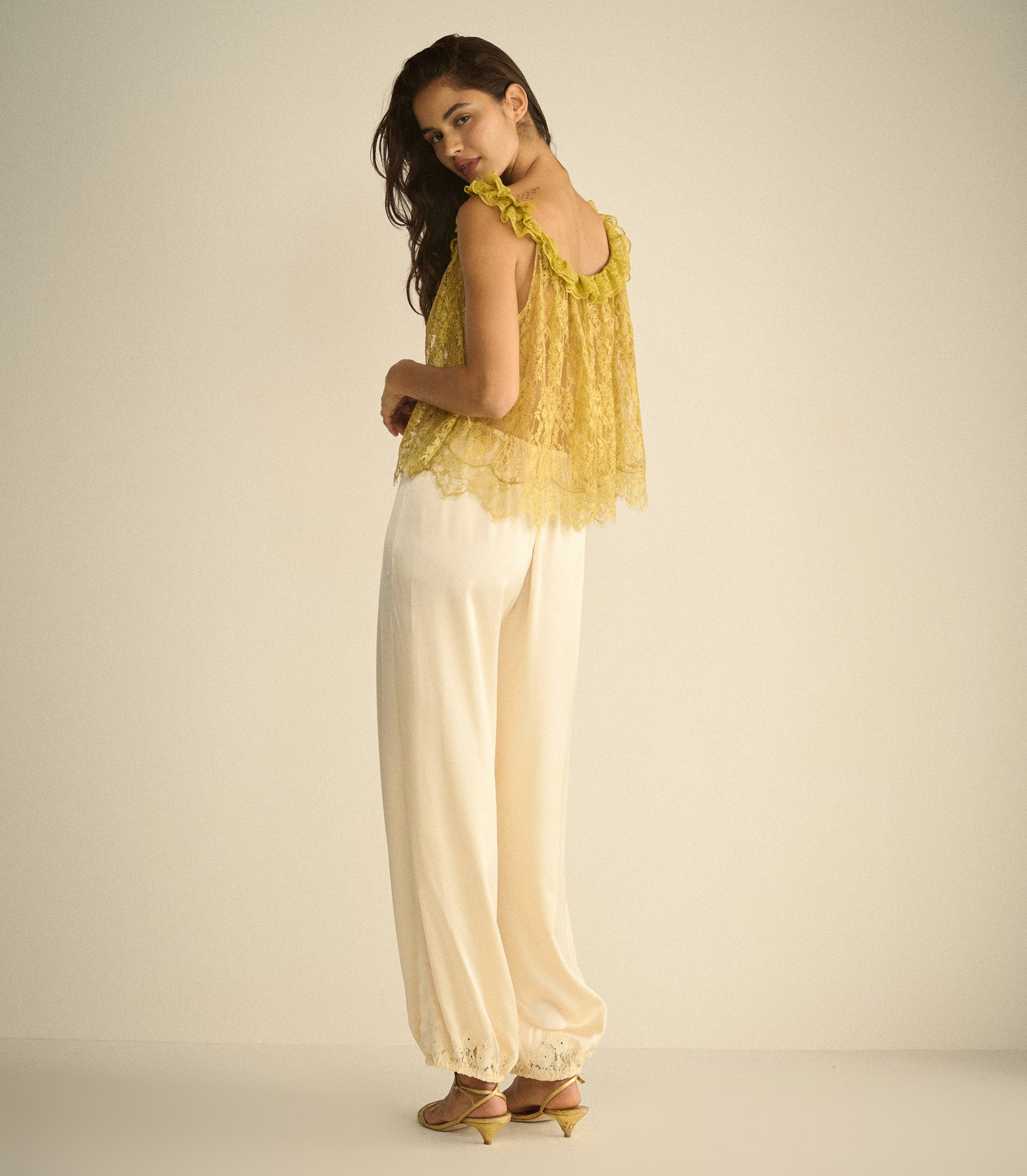 ELANE TOP -- ANTIQUE GOLD