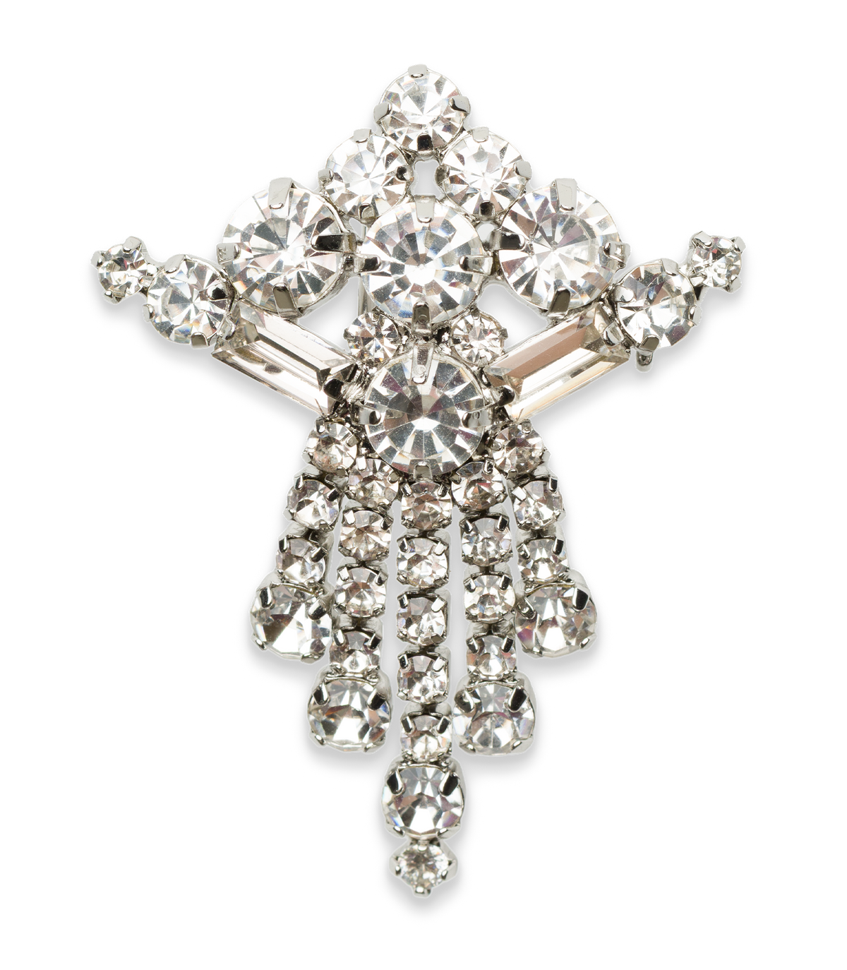 FOILE BROOCH -- CRYSTAL