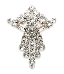 FOILE BROOCH -- CRYSTAL
