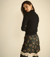 GIULIETTA SKIRT -- NOIR HILLSIDE THISTLES