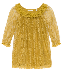 LITTLE EDIE DRESS -- ANTIQUE GOLD