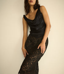 MANON TOP -- BLACK