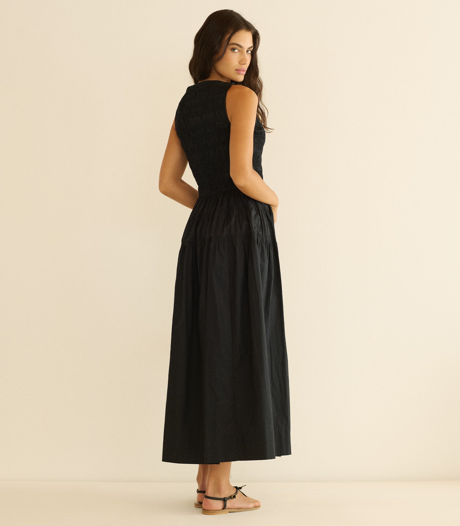 MELIE DRESS -- BLACK