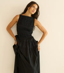 MELIE DRESS -- BLACK
