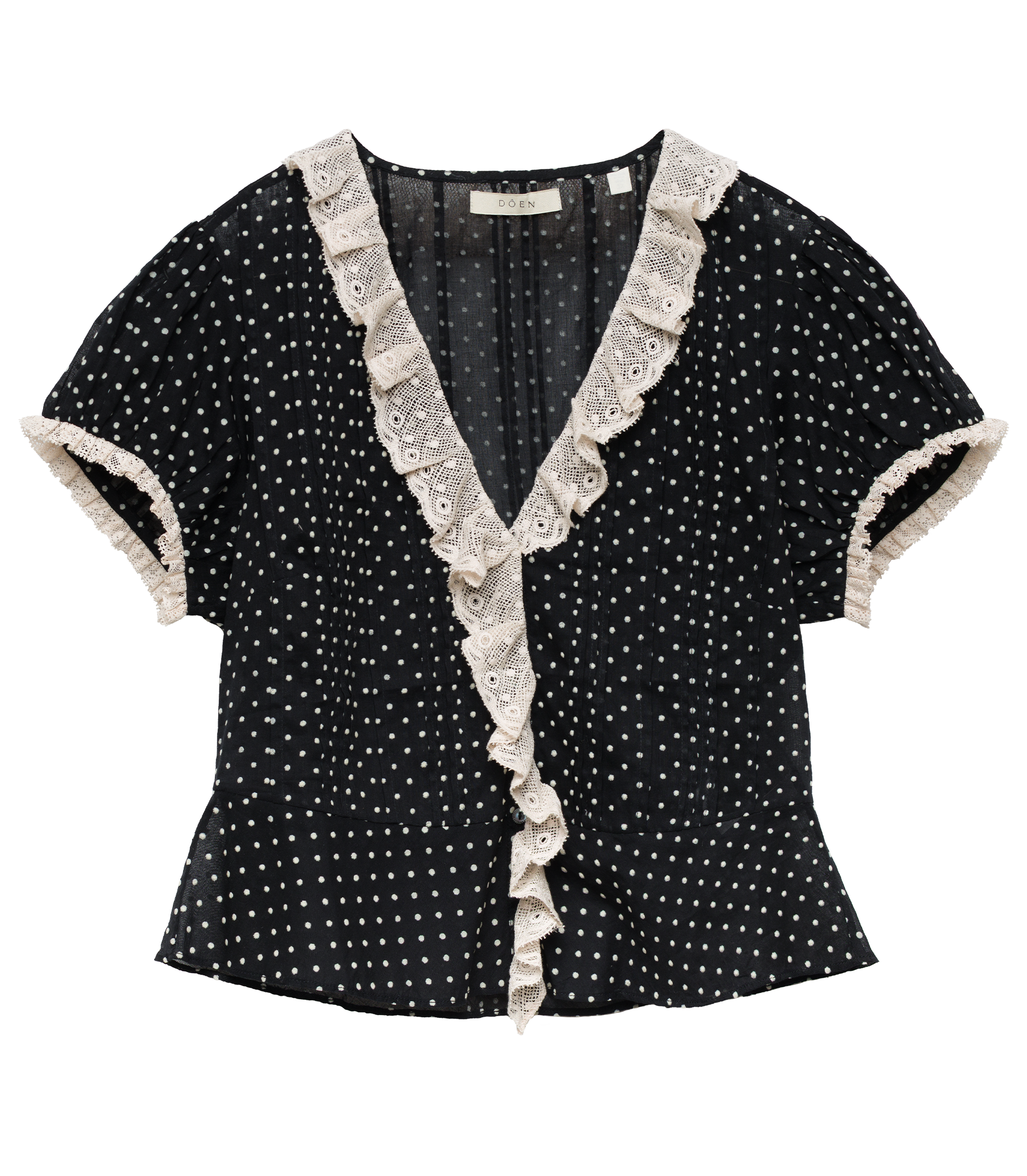 ORELLA TOP -- NOIR DOT