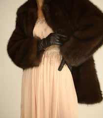 RHINE GLOVES -- BLACK LEATHER